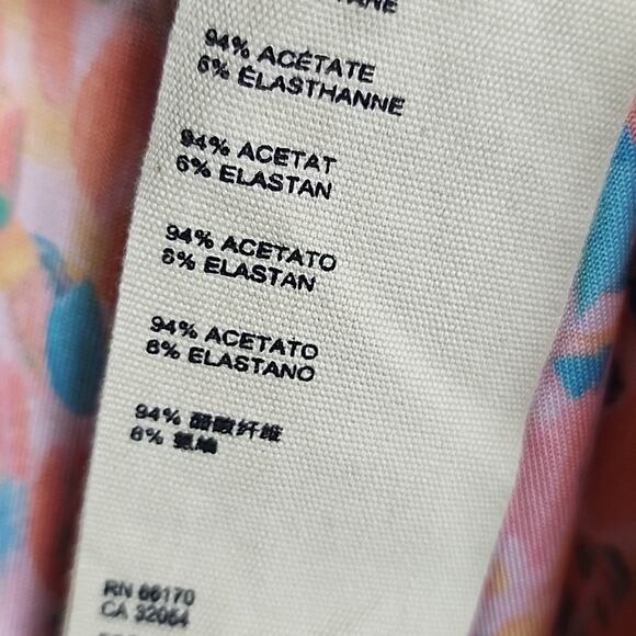 Free People Nowhere To Be Silky Retro XS Dress - Picture 9 of 12